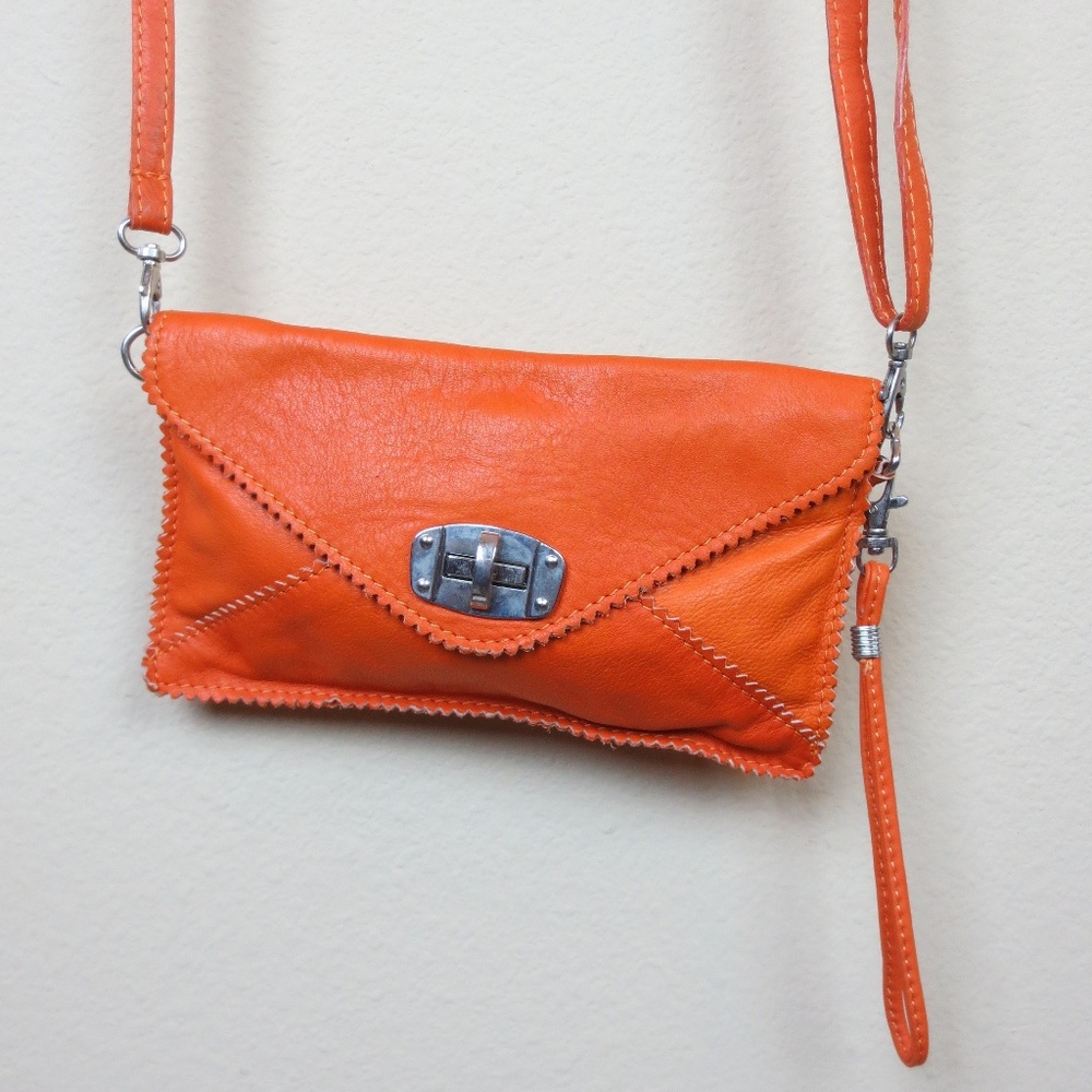 Genuine Italian Leather Crossbody/Clutch